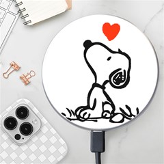 Snoopy Love Wireless Charger by Jancukart