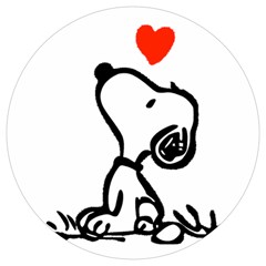 Snoopy Love Round Trivet