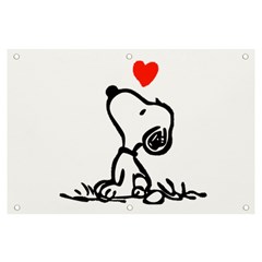 Snoopy Love Banner And Sign 6  X 4 