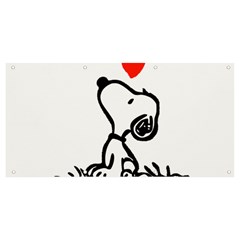 Snoopy Love Banner And Sign 8  X 4 