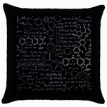 Medical Biology Detail Medicine Psychedelic Science Abstract Abstraction Chemistry Genetics Throw Pillow Case (Black) Front