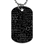 Medical Biology Detail Medicine Psychedelic Science Abstract Abstraction Chemistry Genetics Dog Tag (One Side) Front