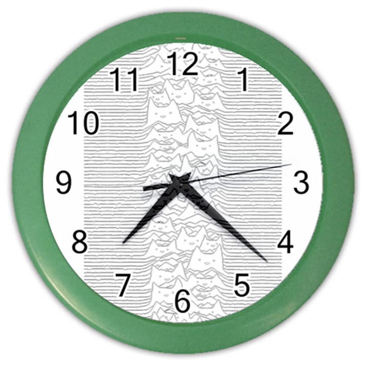 Furr Division Color Wall Clock