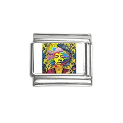 Psychedelic Rock Jimi Hendrix Italian Charm (9mm)