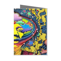 Psychedelic Rock Jimi Hendrix Mini Greeting Cards (Pkg of 8)