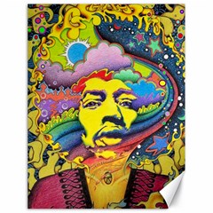 Psychedelic Rock Jimi Hendrix Canvas 18  X 24 