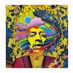 Psychedelic Rock Jimi Hendrix Medium Glasses Cloth Front