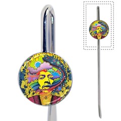 Psychedelic Rock Jimi Hendrix Book Mark by Jancukart