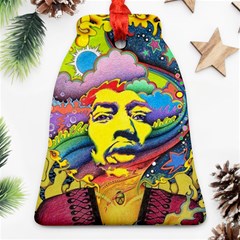 Psychedelic Rock Jimi Hendrix Bell Ornament (Two Sides)