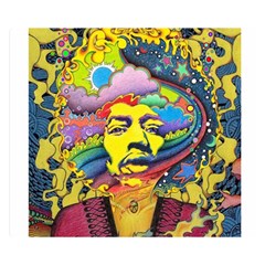 Psychedelic Rock Jimi Hendrix Double Sided Flano Blanket (small) 