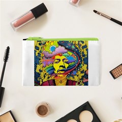 Psychedelic Rock Jimi Hendrix Cosmetic Bag (xs)