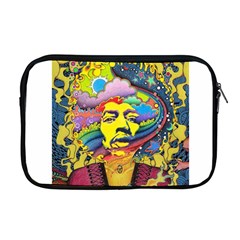 Psychedelic Rock Jimi Hendrix Apple Macbook Pro 17  Zipper Case