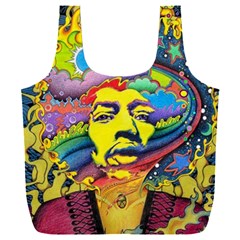 Psychedelic Rock Jimi Hendrix Full Print Recycle Bag (XXXL)