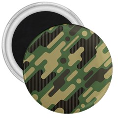 Camouflage Pattern Background 3  Magnets by Wegoenart