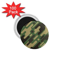 Camouflage Pattern Background 1 75  Magnets (100 Pack)  by Wegoenart