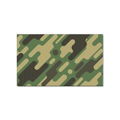 Camouflage Pattern Background Sticker (rectangular) by Wegoenart