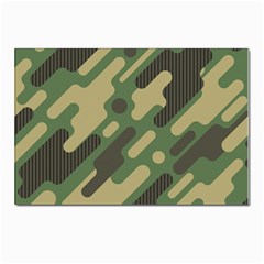 Camouflage Pattern Background Postcard 4 x 6  (pkg Of 10) by Wegoenart