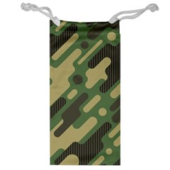 Camouflage Pattern Background Jewelry Bag by Wegoenart