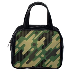 Camouflage Pattern Background Classic Handbag (one Side) by Wegoenart