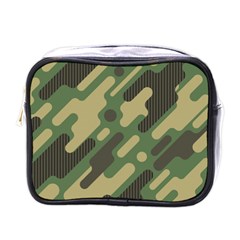 Camouflage Pattern Background Mini Toiletries Bag (one Side) by Wegoenart