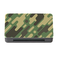 Camouflage Pattern Background Memory Card Reader With Cf by Wegoenart