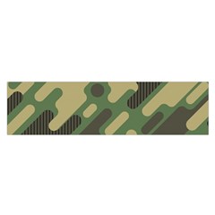 Camouflage Pattern Background Oblong Satin Scarf (16  X 60 ) by Wegoenart