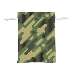 Camouflage Pattern Background Lightweight Drawstring Pouch (s) by Wegoenart