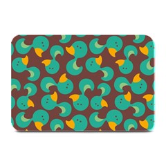 Vector-illustration-seamless-pattern-with-cartoon-duck Plate Mats by Wegoenart