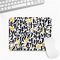 Letters Pattern Small Mousepad by Wegoenart