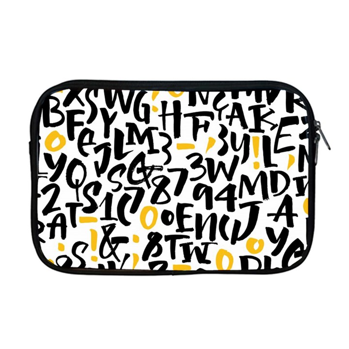 Letters pattern Apple MacBook Pro 17  Zipper Case