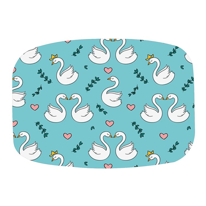 Elegant swan pattern design Mini Square Pill Box