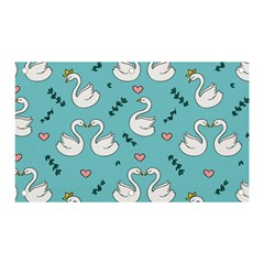 Elegant Swan Pattern Design Banner And Sign 5  X 3 