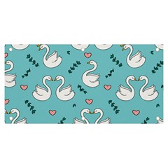 Elegant Swan Pattern Design Banner And Sign 6  X 3  by Wegoenart