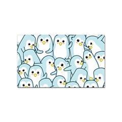 Penguin Pattern Sticker Rectangular (10 Pack) by Wegoenart