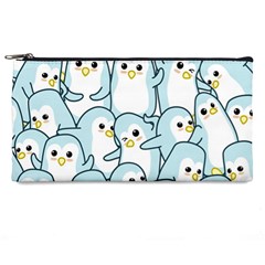 Penguin Pattern Pencil Case by Wegoenart