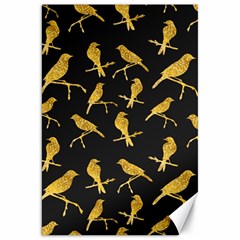 Background-with-golden-birds Canvas 20  X 30  by Wegoenart