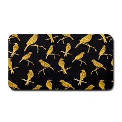 Background-with-golden-birds Medium Bar Mat by Wegoenart