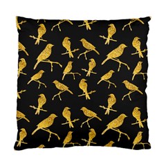 Background-with-golden-birds Standard Cushion Case (one Side) by Wegoenart