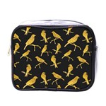 Background-with-golden-birds Mini Toiletries Bag (One Side) Front