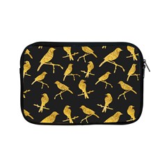 Background-with-golden-birds Apple Ipad Mini Zipper Cases by Wegoenart