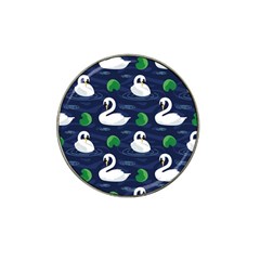 Swan Pattern Elegant Design Hat Clip Ball Marker by Wegoenart