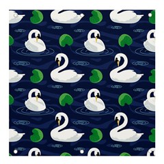 Swan Pattern Elegant Design Banner And Sign 4  X 4 