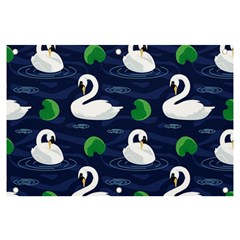 Swan Pattern Elegant Design Banner And Sign 6  X 4 