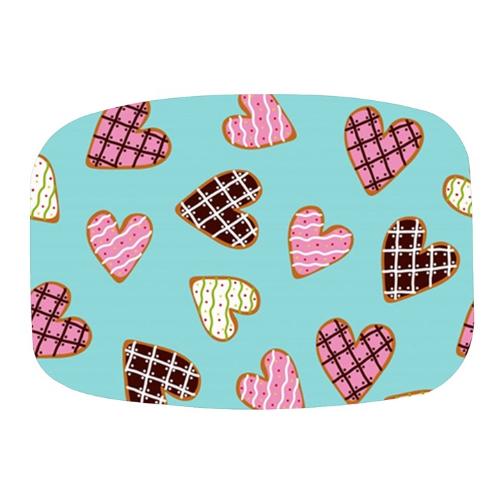 Seamless-pattern-with-heart-shaped-cookies-with-sugar-icing Mini Square Pill Box