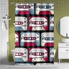 Music Symbol Rock Seamless Pattern Shower Curtain 48  X 72  (small)  by Wegoenart