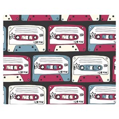 Music Symbol Rock Seamless Pattern Double Sided Flano Blanket (medium)  by Wegoenart