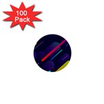 Colorful-abstract-background 1  Mini Buttons (100 pack)  Front