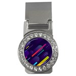 Colorful-abstract-background Money Clips (CZ)  Front