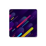 Colorful-abstract-background Square Magnet Front