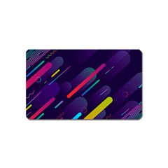 Colorful-abstract-background Magnet (name Card)